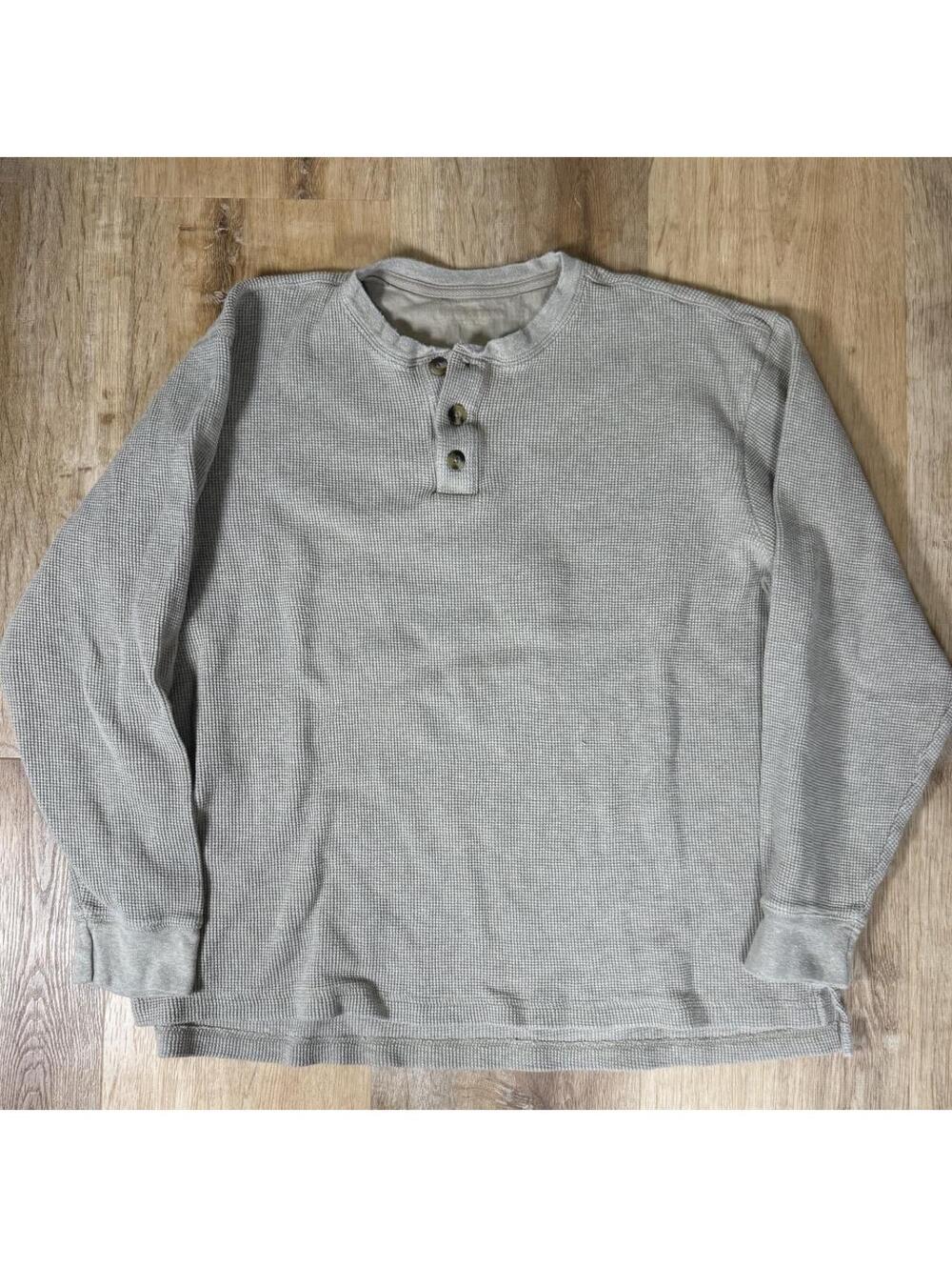 High Sierra Beige Waffle Thermal Long Sleeve Size M/L